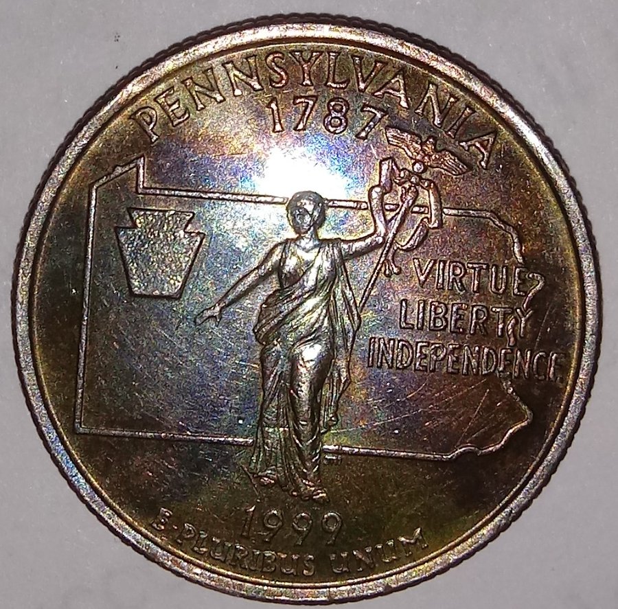 1999-D-Pennsylvania-State-Quarter-Color-Error